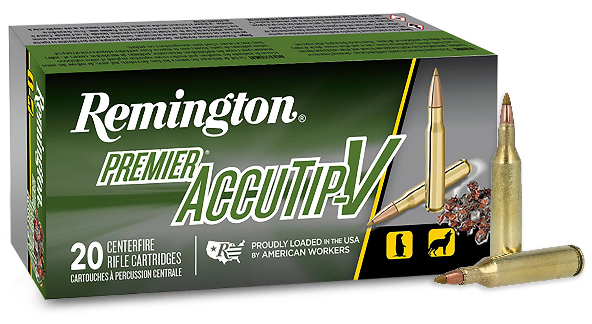 Buy Premier AccuTip V 17 Remington Ammo 20 Varmint Remington