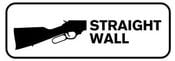 Black Straight Wall Logo