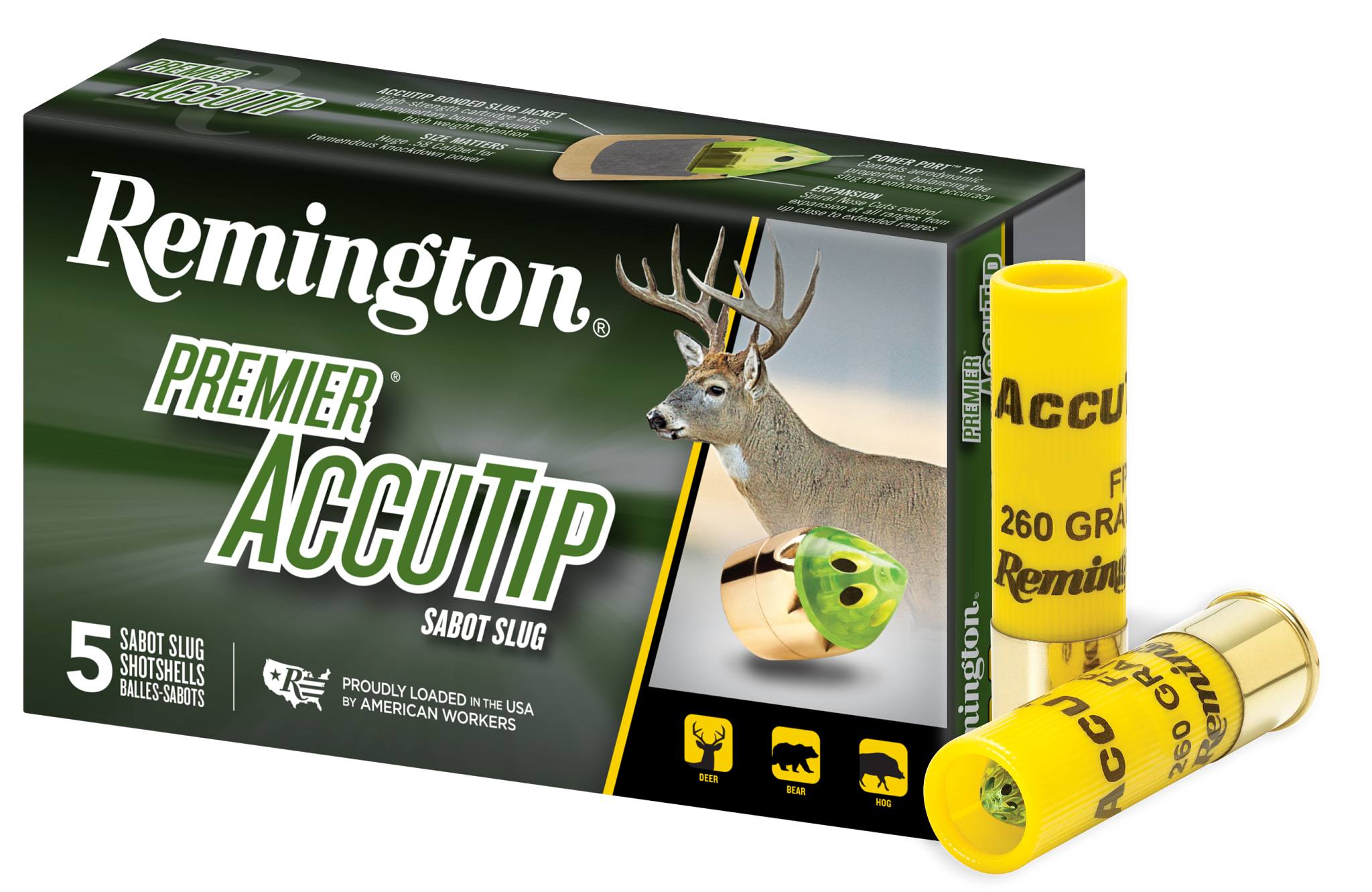 Buy Accutip Sabot Slug 20 Gauge Ammo 260 | Big Game | Remington